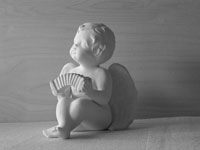 Engel mit Handorgel